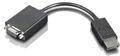 Lenovo DisplayPort naar VGA Monitorkabel - M/M - Zwart