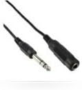MicroConnect AUDNU5 Stereo Audio Jack Kabel 3.5mm - 5 meter - Zwart