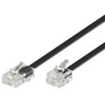 MicroConnect MPK463S Telefoonkabel - RJ11 naar RJ45 - 15 meter - Zwart