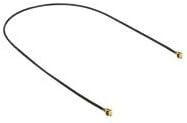 DeLOCK 89609 MHF (I-PEX) Coaxkabel - 0,3 Meter - Zwart / Goud