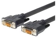 MicroConnect 1 m dVI-d m/m - DVI-kabel (DVI-D, DVI-D, man, man, goud, zwart)