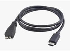 MicroConnect USB-C naar Micro-USB B 3.0 Kabel - 10 Gbps - 3A - 1 meter - Zwart