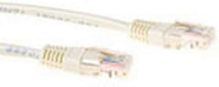 ACT IB6425 Cat5e U/UTP Netwerkkabel RJ45 - 25 meter - Ivoor