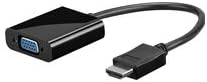 Fujitsu MicroConnect HDMI naar VGA Adapter - Mannelijk naar Vrouwelijk - Zwart