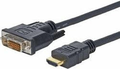 VivoLink HDMI naar DVI-D (24+1) Kabel - Mannelijk naar Mannelijk - 3 Meter - Zwart