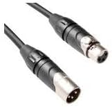 MicroConnect XLR Microfoon- en Audiokabel - 12 Meter - Zwart