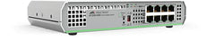 AT-GS910/8E-50 Switch Layer 2 Gigabit Unmanaged - 8 x 10/100/1000T - Internal PSU - DIP Switch configurable