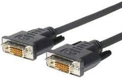 prodvis0.5 0,5 m DVI-D DVI-D zwarte DVI-kabel - DVI-kabels (0,5 m, DVI-D, DVI-D, mannelijk/mannelijk, zwart).