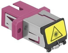 DeLOCK Glasvezel Koppeling SC Simplex naar SC Simplex Multimode - Violet
