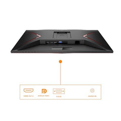 AOC Gaming 24G2SPAE/BK - 24 inch FHD Monitor, 165Hz, 1ms MPRT, FreeSync, G-Sync Compatible, luidspreker (1920x1080, VGA, HDMI, DisplayPort) zwart/rood