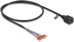 DeLOCK 88005 Cat5e Netwerkkabel - RJ45 Patchkabel - 0.5m - Zwart