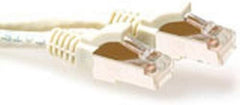 ACT FB6020 Cat6A S/FTP Netwerkkabel - Snagless RJ45 - 20 meter - Ivoor