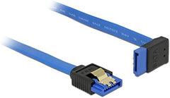 DeLOCK 84999 SATA III Datakabel 7-polig - 6 Gbps - 1 meter - Blauw