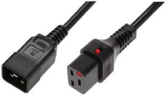 NextUPS IEC-Lock Voedingskabel - C20 naar C19 - 2 meter - Zwart