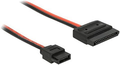 DeLOCK 84857 SATA Voedingskabel - 15-pin naar Slim SATA 6-pin - 24 cm