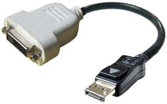 Dell DisplayPort naar DVI-D Adapter - Mannelijk naar Vrouwelijk - Zwart