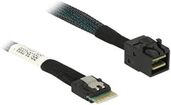 DeLOCK 85081 Slim SAS SFF-8654 naar Mini SAS HD SFF-8643 Kabel - 0,5 m (12 Gbps)
