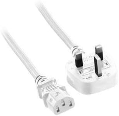 MicroConnect PE090420W Voedingskabel Type G naar C13 - 2 meter - Wit