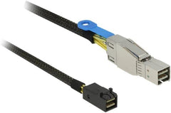 DeLOCK 83618 Mini SAS HD Kabel - SFF-8644 naar SFF-8643 - 12 Gbps - 1 meter - Zwart