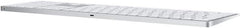 Apple Magic Keyboard met numeriek toetsenblok: Bluetooth, oplaadbaar. Werkt met Mac, iPad of iPhone; Duits, zilver