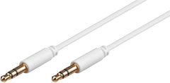 MicroConnect AUDLL3W Jack 3.5 mm Audiokabel - 3 Meter - Wit