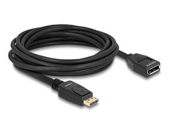 Delock 80004 DisplayPort Kabel - 5 Meter - 21.6 Gbps - Zwart
