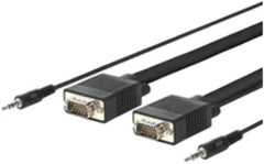 30 m VGA + 3,5 mm M/M 30 m VGA (D-Sub) VGA (D-Sub) zwarte kabel VGA - kabel VGA (30 m, VGA (D-Sub), VGA (D-Sub), mannelijk, zwart, 1920 x 1200 pixels)