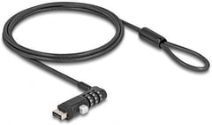 Navilock 20916 Beveiligingskabel voor Laptops & Apparaten - 1.8m Zwart