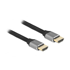 Delock Ultra High Speed HDMI 2.1 Kabel 8K 60Hz - 48 Gbps - 1 meter - Grijs