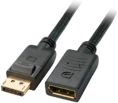 MicroConnect DP-MFG-100 DisplayPort Verlengkabel - Mannelijk naar Vrouwelijk - 1 meter - Zwart