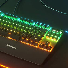 SteelSeries Apex Pro TKL HyperMagnetic-gamingtoetsenbord – 's Werelds snelste toetsenbord – Aanpasbare activering – Tenkeyless voor e-sports – RGB – PBT-keycaps – USB-A – Nordic QWERTY-indeling