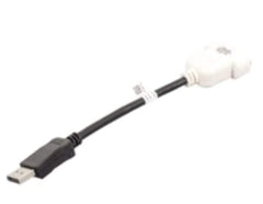 Dell DisplayPort naar DVI-D Adapterkabel - Man naar Man - Zwart