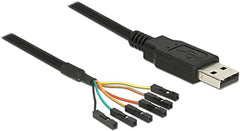 DeLOCK 1.8m USB2.0-A/TTL 6-p USB-kabel 1,8 m USB A Zwart