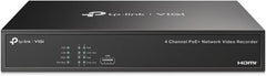 TP-Link VIGI NVR1004H-4P - 4-Kanaals PoE+ Netwerk Video Recorder
