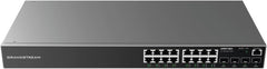 Grandstream GWN7802 Managed Switch - 16x Gigabit & 4x SFP Poorten