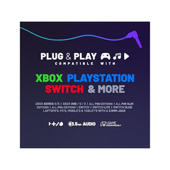 STEALTH C6-100 Gaming Headset STRIKE - Groen en Blauw, Multiplatform, Werkt met Xbox, PS, Switch, PC, Mobiel en Tablet