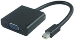 MicroConnect Mini DisplayPort naar VGA Adapter - Mannelijk naar Vrouwelijk - Zwart