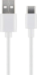 Fujitsu USB 3.1 CCHAR3W USB-A naar USB-C Kabel - 3m - Wit
