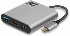 ACT AC7022 USB-C Multiport Adapter - HDMI 4K, USB 3.0 & 60W Power Delivery