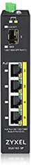 Zyxel RGS100-5P Industriële PoE+ Switch - 5-Poorts Gigabit, 120W, DIN-rail