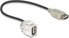 DDR4-86329 USB 2.0 A zwart kabelinterface/adapter