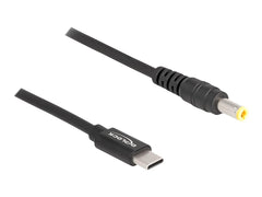 DeLOCK 87978 Voedingskabel USB-C naar DC 5.5 x 2.5 mm - 1.5 meter - Zwart