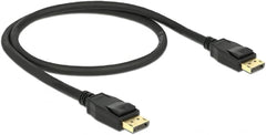 DeLOCK DisplayPort 1.2 Kabel - 4K 60Hz - Male naar Male - 0,5 m - Zwart