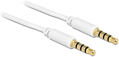 DeLOCK 83443 Jack 3.5 mm naar 3.5 mm Audiokabel - AUX - 5m - Wit