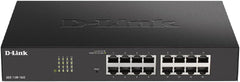D-Link DGS-1100 Series 16-Port Gigabit Smart Managed Switch met VLAN support, layer 2 features, QoS, 802.3az EEE - Alleen EU-netsnoer