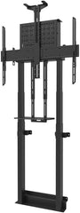 Neomounts WL55-875BL1 Gemotoriseerde Vloer-Wandsteun met Opbergvak - Zwart