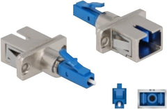 DeLOCK LWL Hybrid Koppeling LC Simplex Mannelijk naar SC Simplex Socket blauw