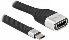 DeLOCK FPC Platte USB-C naar HDMI Adapterkabel - 4K 60Hz - 14 cm