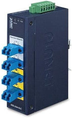 PLANET IFB-244-SLC convertitore multimediale di rete 1620 nm Modalit? singola Blu (Industrial 2-channel Optical - Fiber Bypass Switch w/ 4x - LC Single mode - Warranty: 60M)