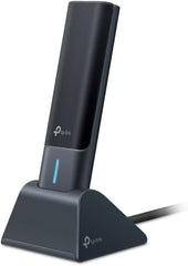 TP-Link Archer TXE70UH Krachtige AXE5400 WiFi Stick 6E High Gain, Draadloze Netwerk Adapter, Tri-Band USB 3.0 (6GHz/5GHz/2,4GHz), Dual High Gain Antennes, WPA3, Windows 11/10